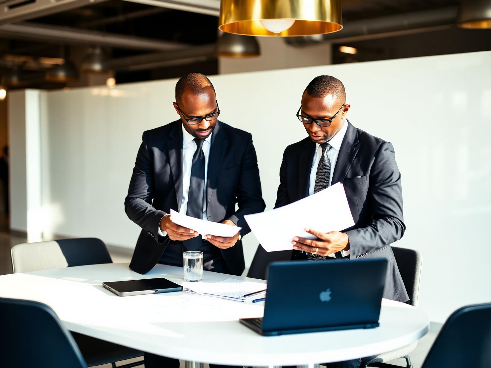 M.I.T consultants reviewing client strategy